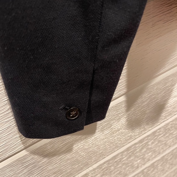 Linen Blazer - Gap Dark Blue Blazer Jacket - Picture 8 of 9